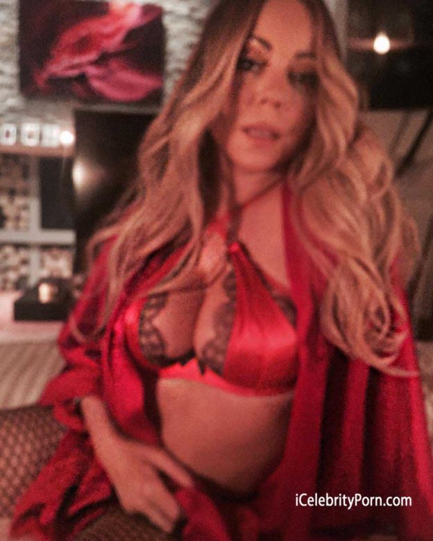 Mariah Carey desnuda enseña sus grandes tetas en la bañera